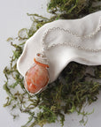 (NEW) Raw Sunstone Pendant - Necklace Designs by Nature Gems