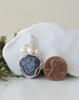 (NEW) Sapphire and Pearl - Sterling Silver Necklace Designs by Nature Gems