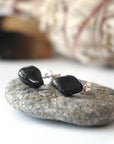 Onyx Stud Earrings Designs by Nature Gems