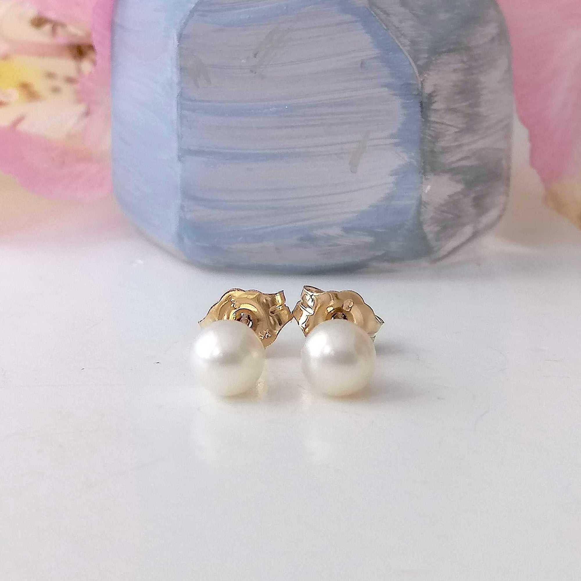 Pearl 14K Gold Filled - Earrings Designs by Nature Gems
