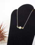 Peridot & Pearl - Charm Necklace Designs by Nature Gems