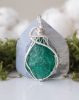 Raw Emerald Sterling Silver Designs by Nature Gems