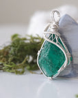 Raw Emerald Sterling Silver Designs by Nature Gems