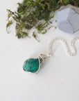 Raw Emerald Sterling Silver Designs by Nature Gems