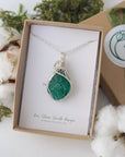 Raw Emerald Sterling Silver Designs by Nature Gems