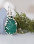 Raw Emerald Sterling Silver Designs by Nature Gems