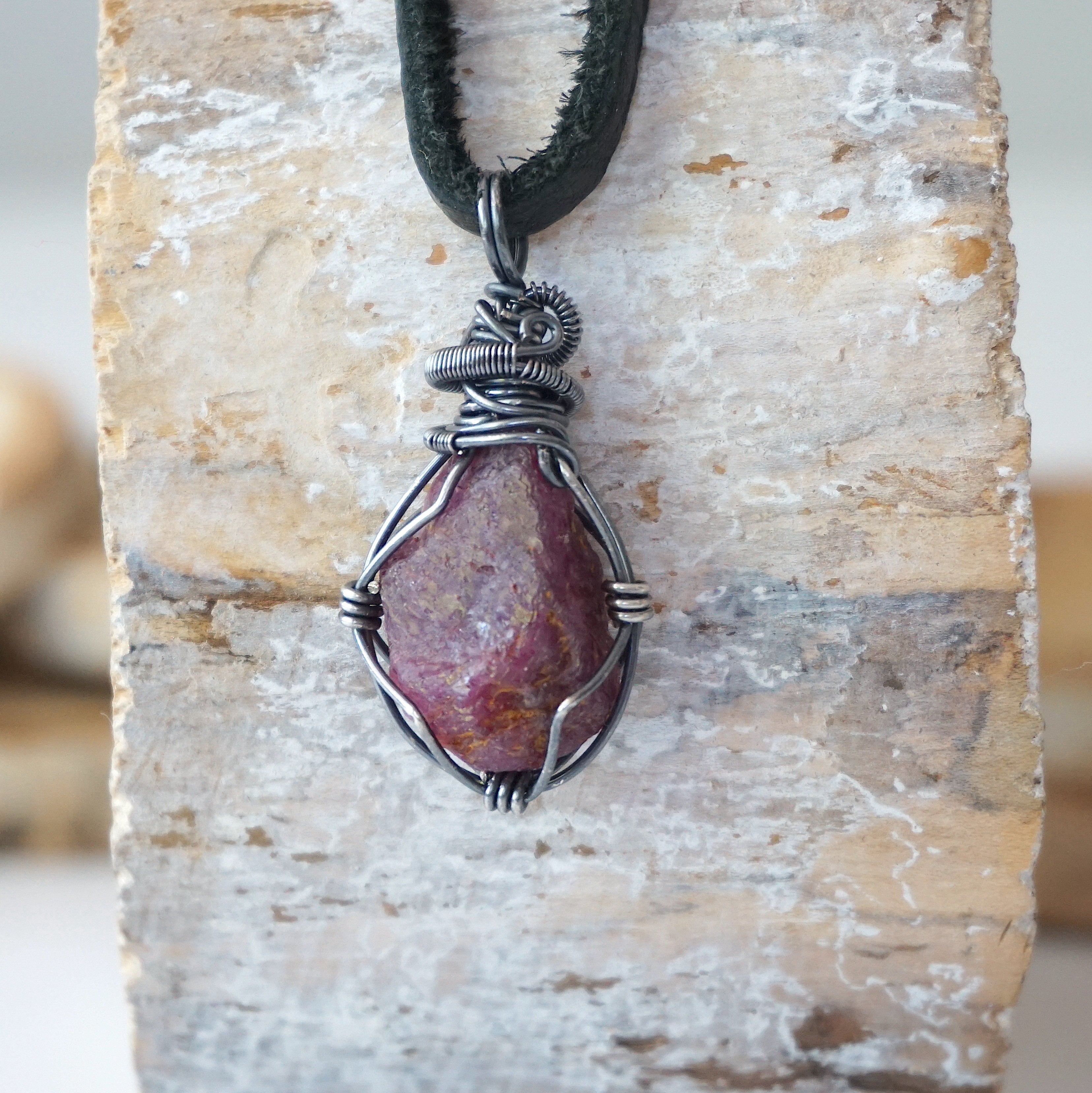 NESO | Abundance Raw Ruby Necklace | More Than This