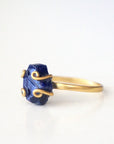 Raw Sapphire Ring - 14k Gold Filled - Adjustable Ring Designs by Nature Gems