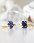 Raw Sapphire Ring - 14k Gold Filled - Adjustable Ring Designs by Nature Gems