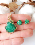 Rohan-Emerald Jewelry Set Designs by Nature Gems