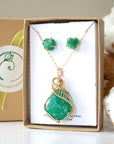 Rohan-Emerald Jewelry Set Designs by Nature Gems