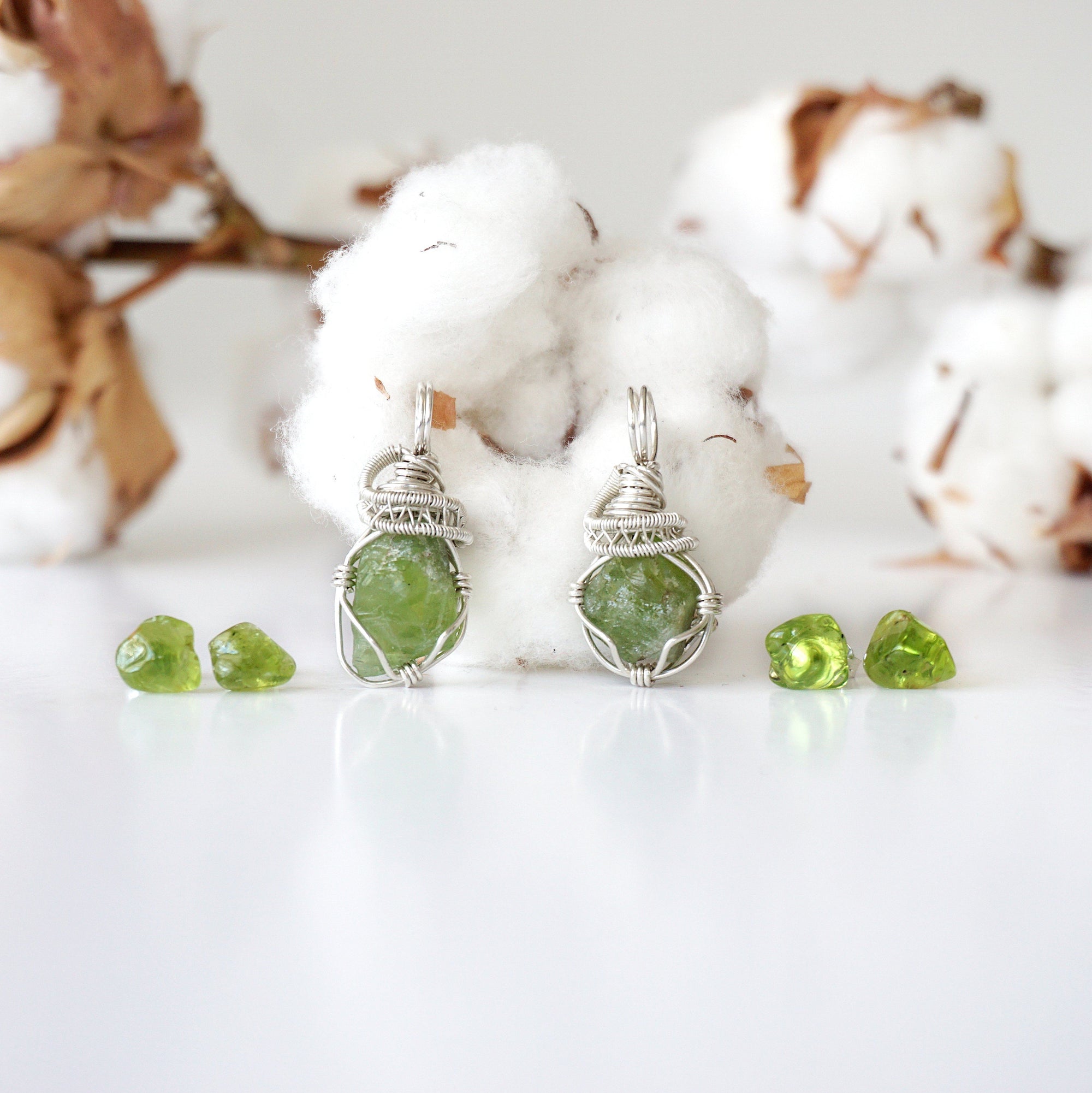 Rohan-Peridot Jewelry Set Designs by Nature Gems