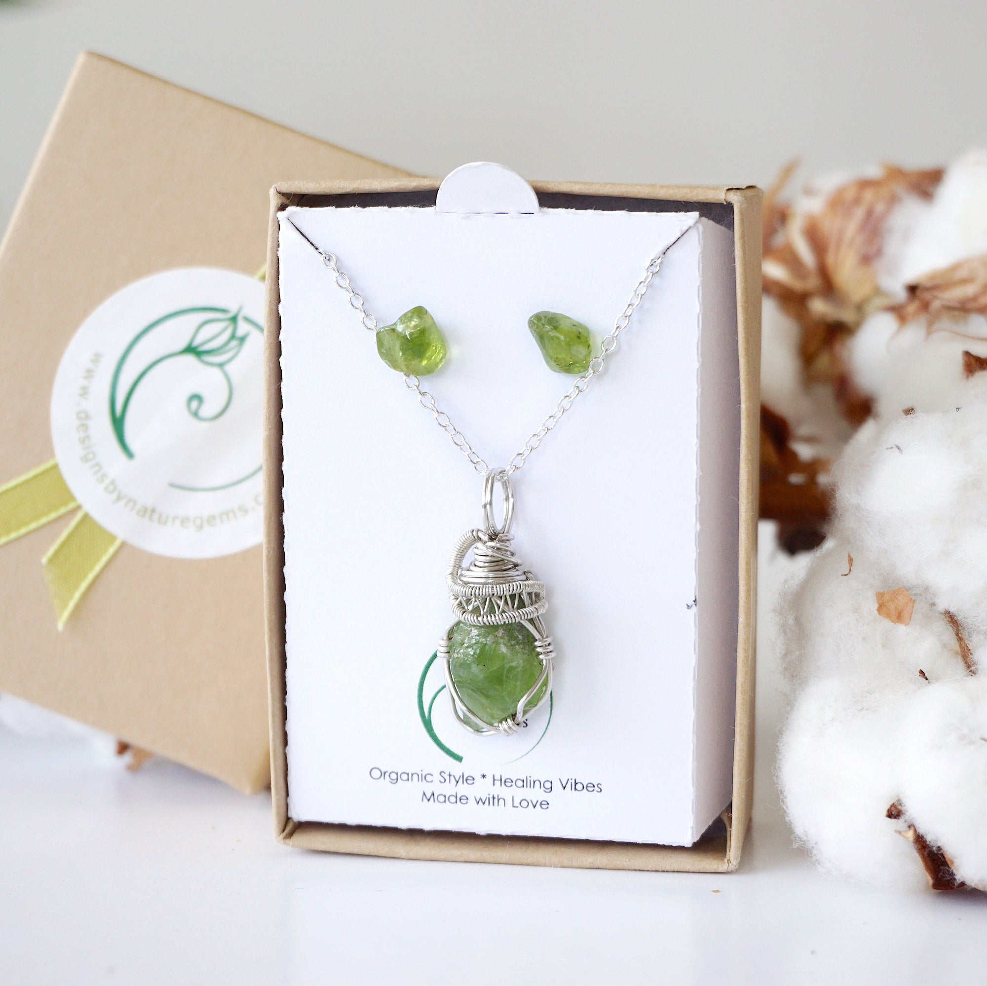 Rohan-Peridot Jewelry Set Designs by Nature Gems