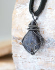 Sapphire Necklace - Antique Sterling Silver Designs by Nature Gems