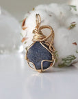 Sapphire Pendant - 14k Gold Filled Necklace Designs by Nature Gems