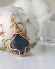 Sapphire Pendant - 14k Gold Filled Necklace Designs by Nature Gems