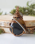 Sardonyx Crystal Necklace DesignsbyNatureGems