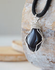 Silver Black Onyx Necklace DesignsbyNatureGems