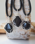 Silver Black Onyx Necklace DesignsbyNatureGems