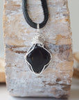 Silver Black Onyx Necklace DesignsbyNatureGems