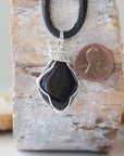 Silver Black Onyx Necklace DesignsbyNatureGems