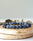 Sodalite Healing Crystal - Mala Bracelet DesignsbyNatureGems