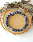 Sodalite Healing Crystal - Mala Bracelet DesignsbyNatureGems