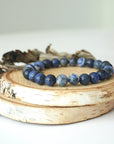 Sodalite Healing Crystal - Mala Bracelet DesignsbyNatureGems