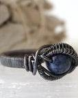 Sterling Silver Wire Wrapped Raw Sapphire Ring DesignsbyNatureGems