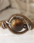 Tigers Eye Crystal Ring DesignsbyNatureGems