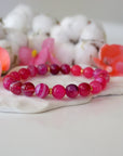 Versace Pink Mala Bracelet - Model 3 Designs by Nature Gems