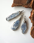 Wire Wrapped Raw Blue Kyanite Crystal Necklace DesignsbyNatureGems