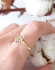 Women's Herkimer Diamond 14k Gold-Filled Adjustable Ring DesignsbyNatureGems