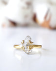 Women's Herkimer Diamond 14k Gold-Filled Adjustable Ring DesignsbyNatureGems