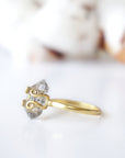 Women's Herkimer Diamond 14k Gold-Filled Adjustable Ring DesignsbyNatureGems